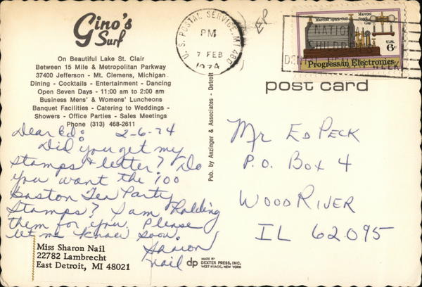 Ginos Surf (Luna Kai Tiki Bar) - Postcard View (newer photo)